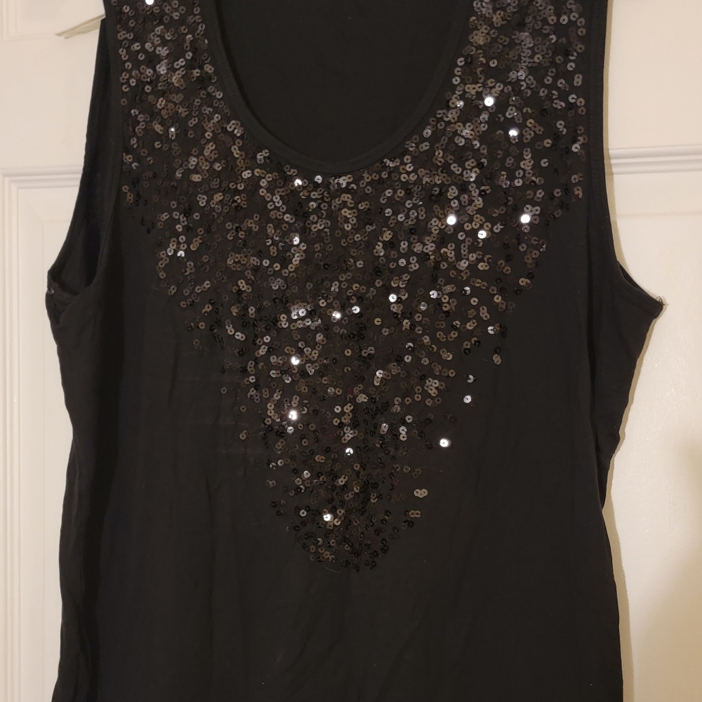 TT. Rottfield Sequence Top Sleeveless Black Large